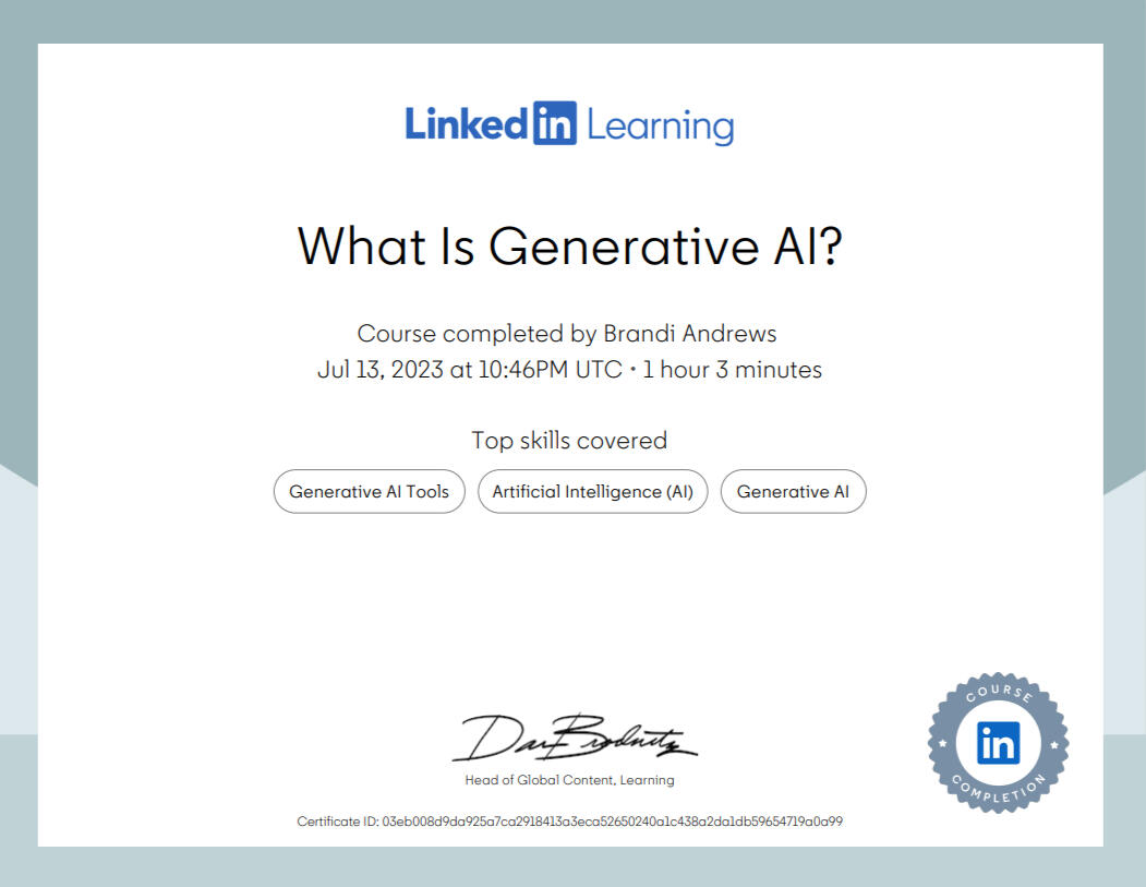 Generative AI Training Course